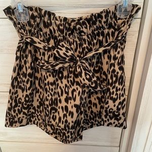 Leopard shorts